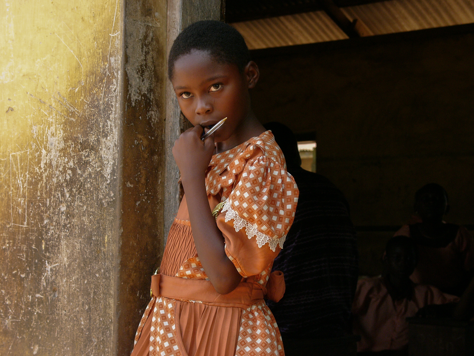 Young student in Nigeria